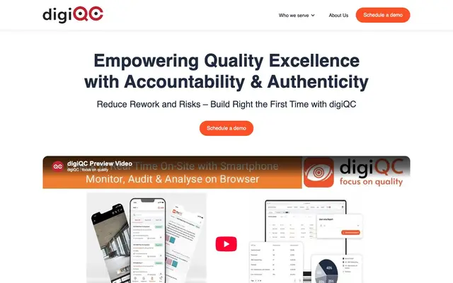 digiQC website