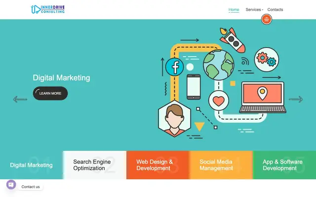 InnerDrive Consulting website