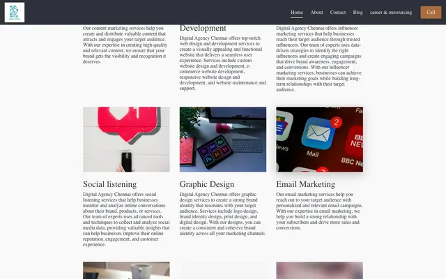 Digital Agency Chennai website