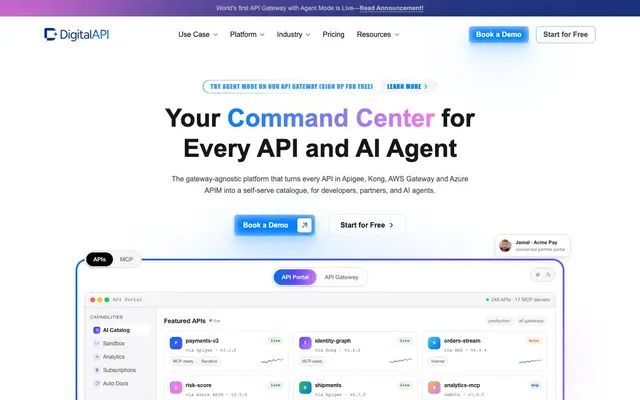 DigitalAPI website