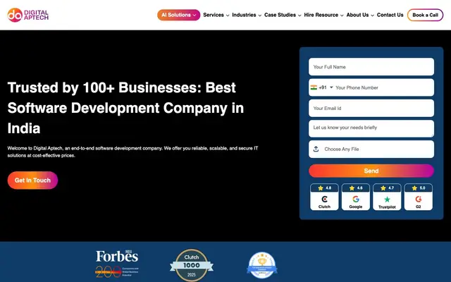 Digital Aptech website