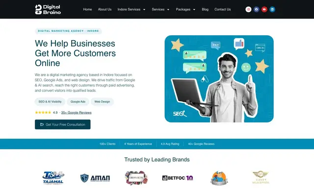 Digital Braino website
