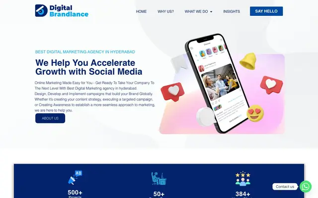 Digital Brandlance website