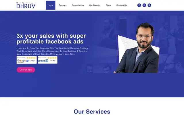 Dhruv Parekh website