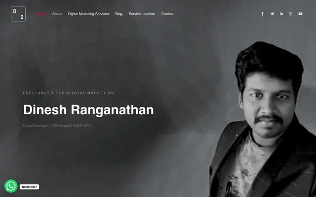Digital Dinesh Freelance Digital marketing… website