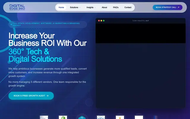 Digital Edge 360 website
