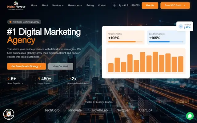 Digital Flavour website