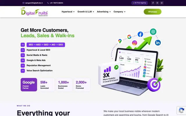 Digital Fruits website