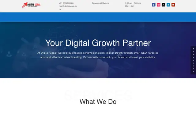 Digital Gopal website