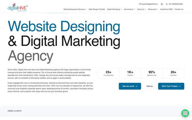 Digital Hive website