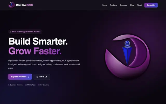 Digital Icon Solutions website