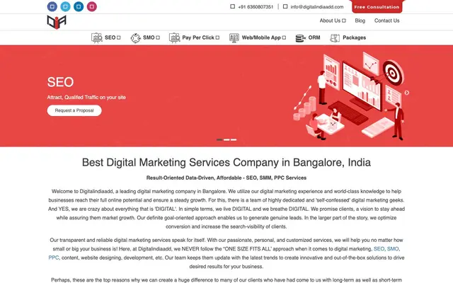 Digitalindiaadd, Digital Marketing Agency in… website
