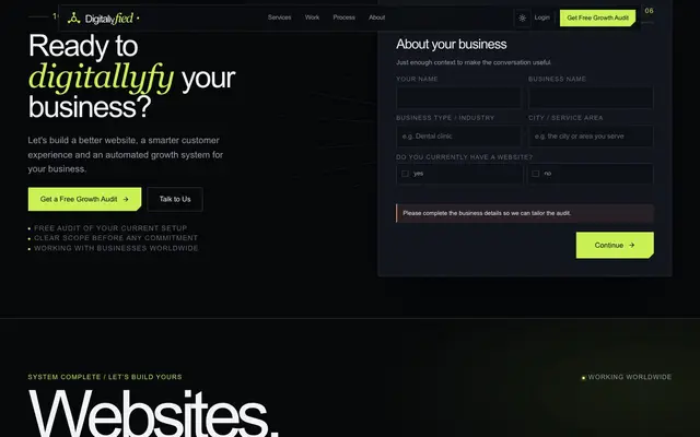 Digitallyfied website