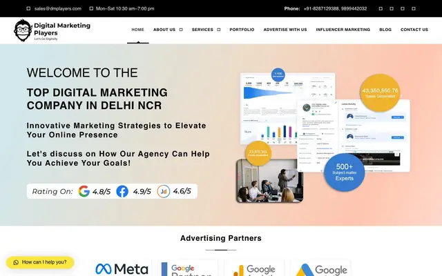 Digital Marketing Players website