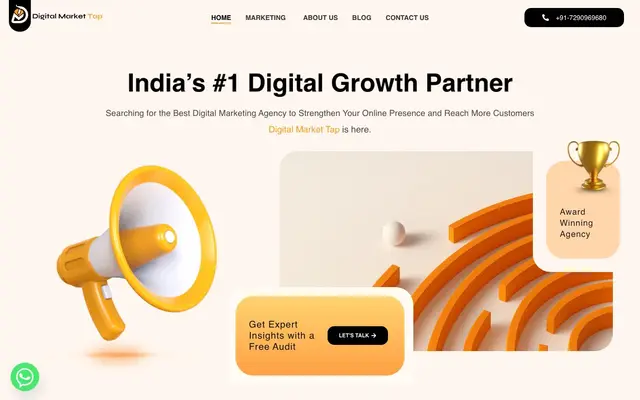 Digital Market Tap website