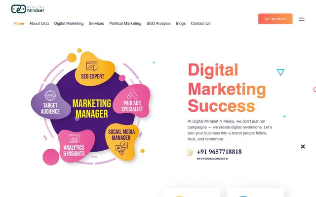 Digital Mindset N Media website