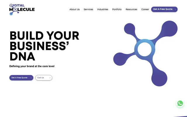 Digital Molecule Pvt Ltd website