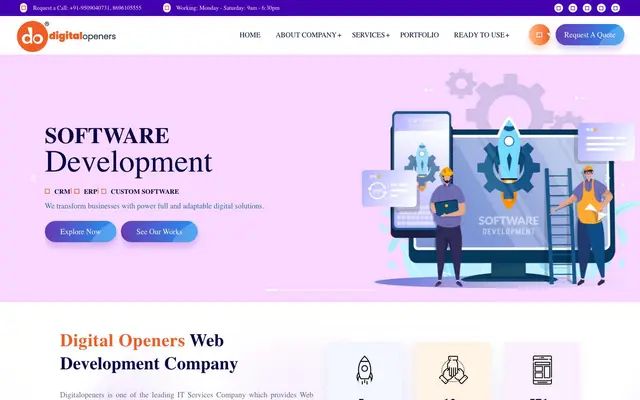 Digitalopeners website