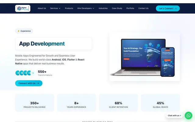 Digital Rank Web - Mobile App Development Company Rajkot website