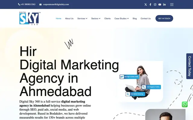 Digital Sky 360 website