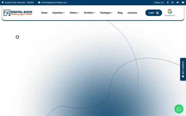 DIGITAL SOCH PVT. LTD website
