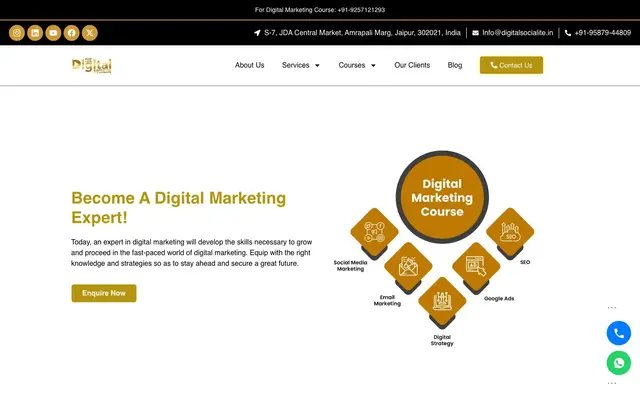 Digital Socialite Institute Of Marketing website