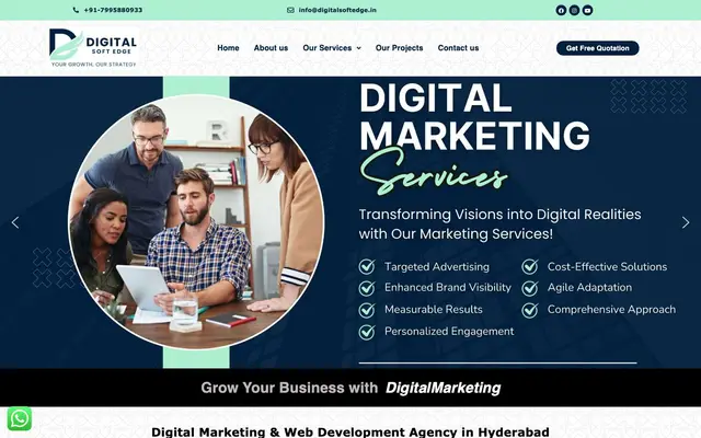 Digital Soft Edge website