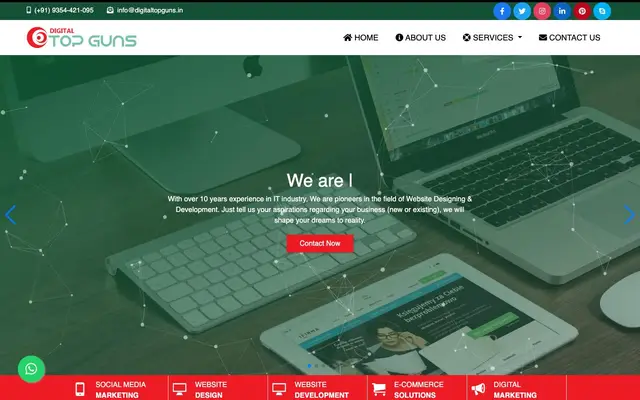 Digital TopGuns website