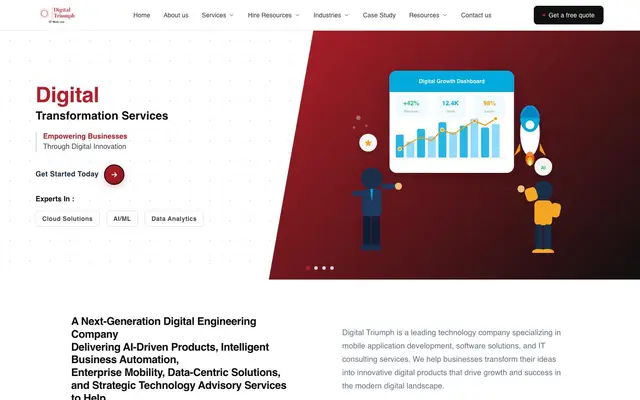 Digital Triumph Private Limited website