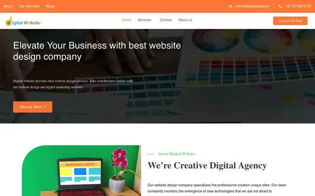 Digital Webster website