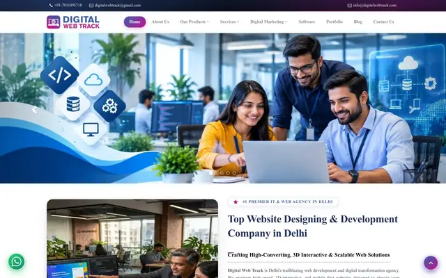 Digitalwebtrack website