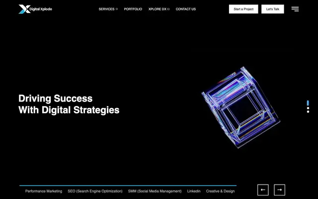 Digital Xplode (P) Ltd website