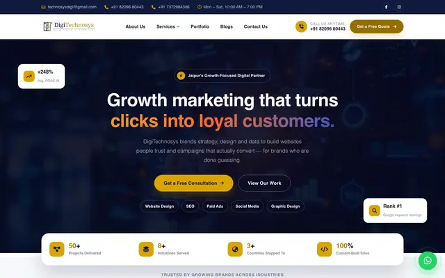 Digi Technosys website
