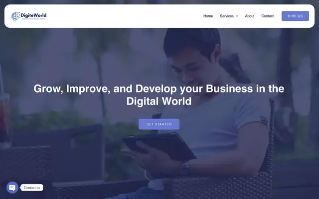DigiteWorld IT Solutions website