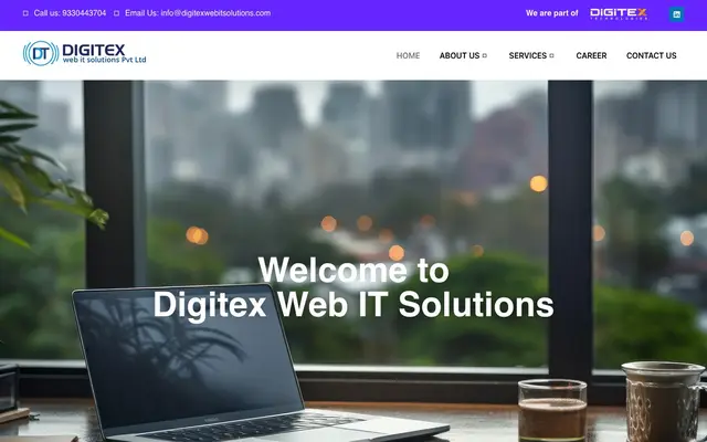 Digitex Web It Solutions - Web Design, E-commerce & Digital Marketing Company website