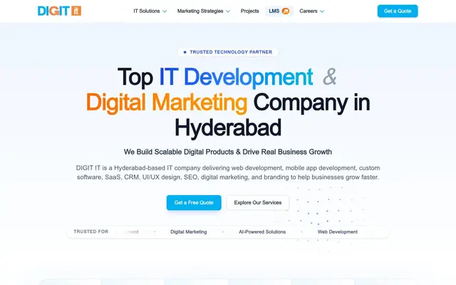 DIGIT IT - Development & Outsourcing website