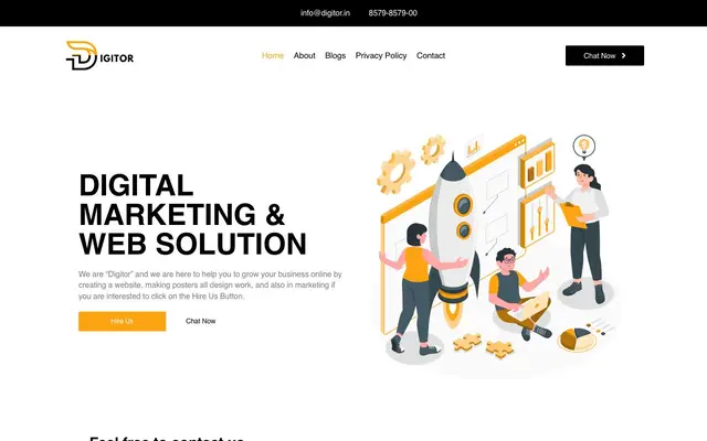 Digitor Website Building website