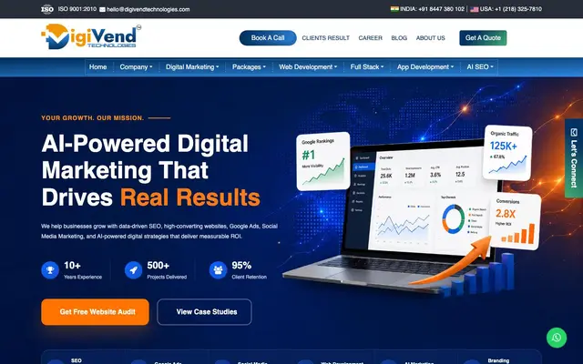 DigiVend Technologies website