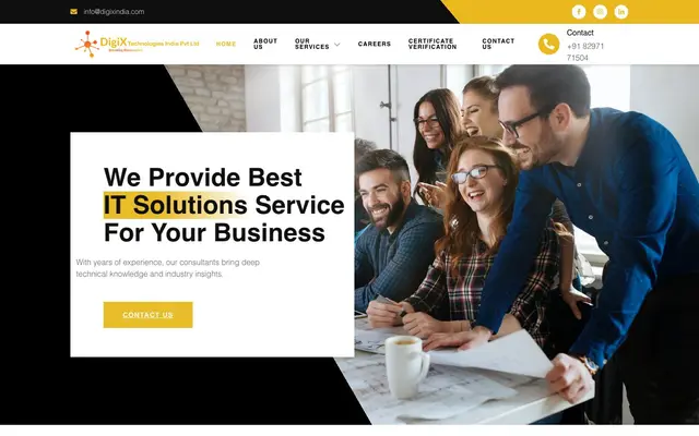 DigiX Technologies India Private Limited website