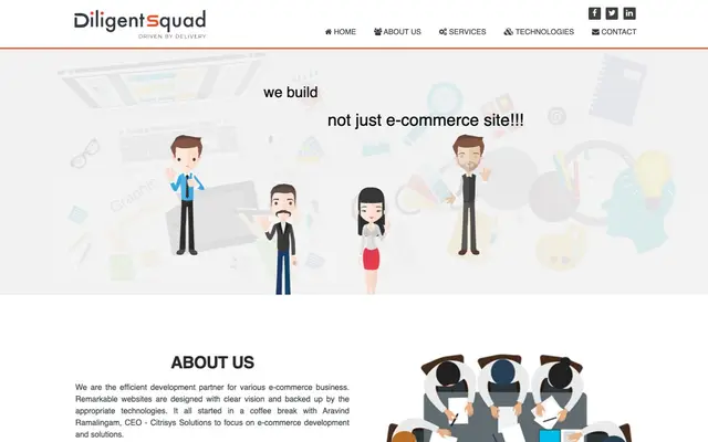 DiligentSquad Technologies Pvt Ltd [Dev Shore] website
