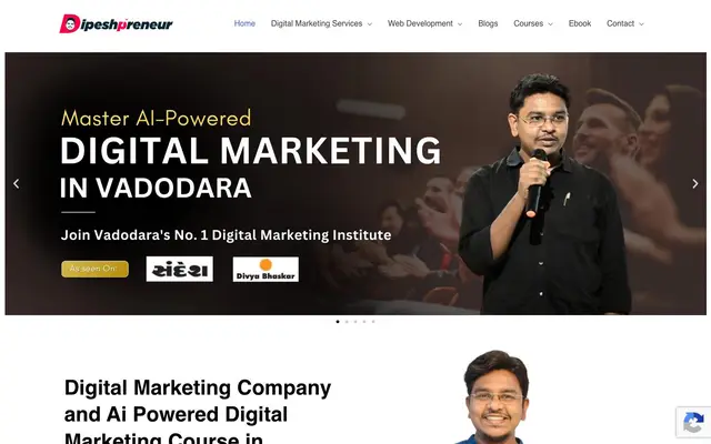 Dipeshpreneur website