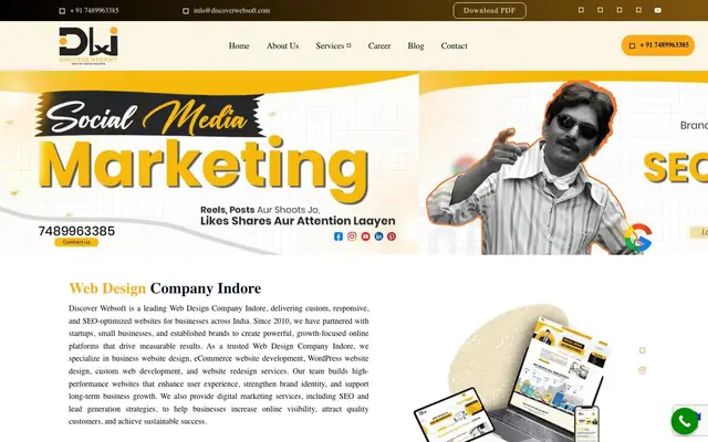 Discover Websoft website