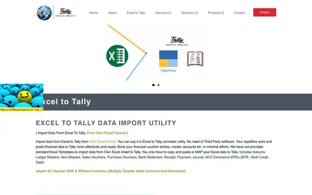 Divine S.S.-Tally Software Buy- Training- Support- Renewal- Cloud- Customization- Implementation - Excel to Tally (Unique ) website