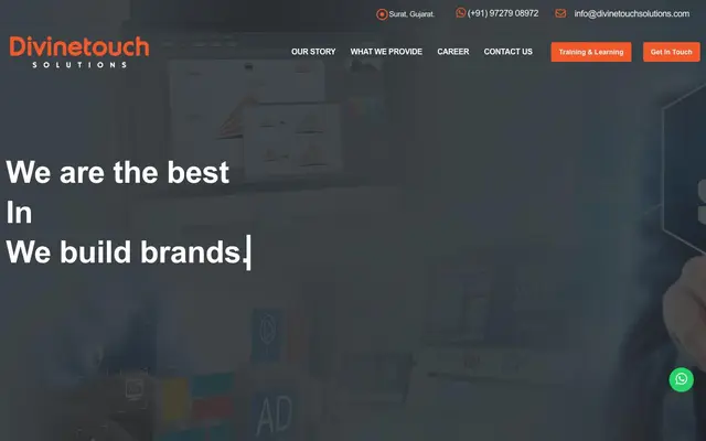 Divinetouch Solutions website