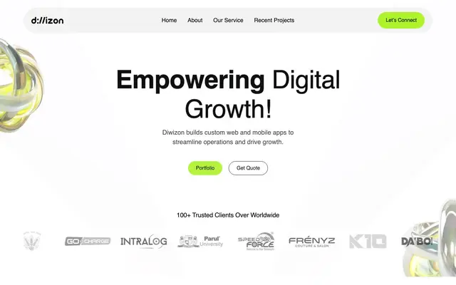 Diwizon Dynamics Pvt. Ltd. | AI-Driven Websites, Apps & SEO website