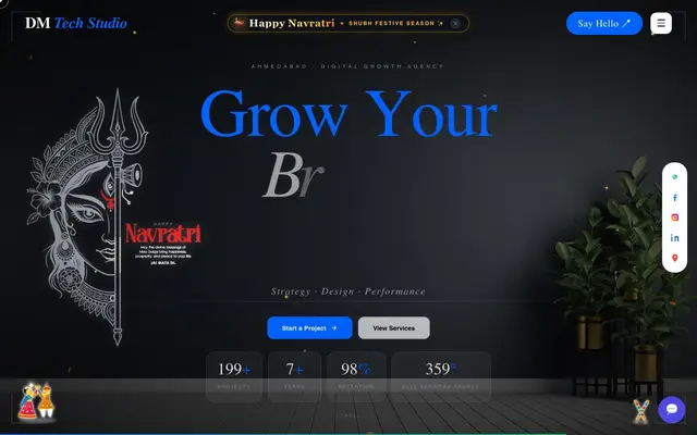 DM Tech Studio website