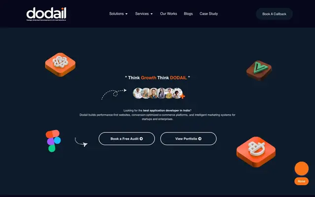 Dodail Solutions Pvt Ltd website