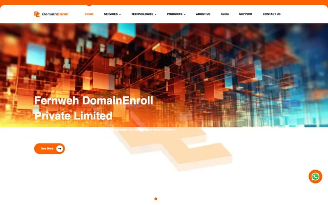DomainEnroll website