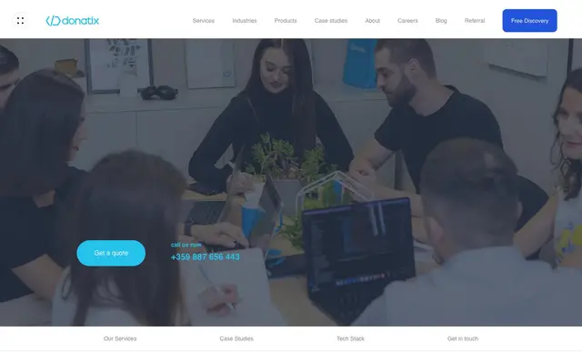 Donatix Ltd website