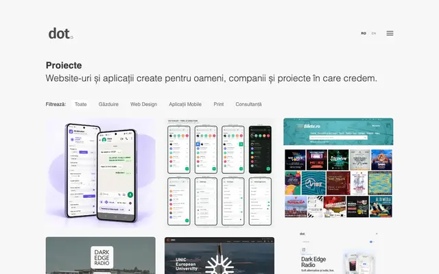 Dot Design Web website